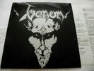VENOM   BLACK METAL ** 1982 UK 1st NEAT LP w/ INSERT Blue Lettering Embossed Slv