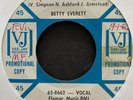 Betty Everett 1965 Northern Soul 45 on Vee Jay   Too Hot To Hold   NM-