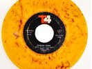 MONKEES / KINKS double sided PERSIAN 7'' RECORD   COLORED YELLOW VINYL T4 UNIQUE