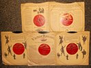 5x ENRICO CARUSO AUF VICTOR frühe 1-seitige Pressung, Red Seal Records Set156