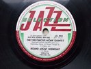 Thelonious Monk Quintet Round about midnight 78 Tours RPM Jazz Selection J.S.523