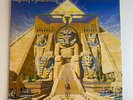 IRON MAIDEN POWERSLAVE 1984 LP SJ-12321 WINCHESTER PRESS TEXTURED COVER VG+/VG+