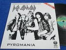DEF LEPPARD PYROMANIA mexico press UNIQUE ART MEXICAN NICE COVER PROMO
