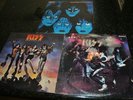 KISS (3) VG+/EX LP RECORD LOT: ALIVE/DESTROYER/CREATURES OF THE NIGHT (CASABLANC