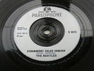 BEATLES  PENNY LANE  /  STRAWBERRY FIELDS FOREVER  45 1997  U.K.  SILVER  LABEL