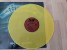 Metallica Ride the Lightning vinyl Green Cover Yellow Vinyl record rare 1980s