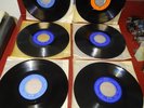 6 Rare 1965 Seeburg 1000 Blue Label Mood Library Records 16 2/3 RPM