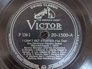 78 RPM I Can't Get Started Frankie And Johnnie Bunny Berigan Victor 1500 A19