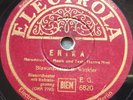 BLAS ORCHESTER HERMS NIEL Erika Es Ist So Schön Soldat MARSCH SCHELLACK 78 RPM