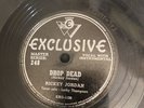 RICKEY JORDAN/LUCKY THOMPSON DROP DEAD/STORMY WEATHER/VG + BLUES EXCLUSIVE 78