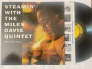 Steamin' With The Miles Davis Quintet LP Prestige 7200 Deep Groove RVG Promo NM