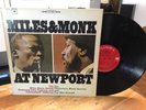 MILES & MONK: At Newport, Columbia Records, 1st, Stereo, OOP Jazz LP