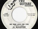 AL McCARTHER In This Room / His True Love For You Rare Northern Soul Record 45