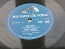 ELVIS PRESLEY UK 1956 H.M.V. 78   TOO MUCH     PLAYIN FOR KEEPS    POP 330