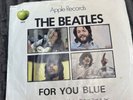 The Beatles-The Long and Winding Road/For You Blue-Vinyl 45 w/Picture Sleeve