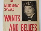 ELIJAH MUHAMMAD Speaks Wants And Beliefs LP Volume 1 Nation Of Islam Malcolm X