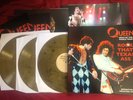 QUEEN Live ROCK THAT TEXAS ASS - 3LP BOX SET Gold Vinyl Records Near Mint-Mint