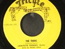 LAFAYETTE THOMAS: the thing / weekly blues TRILYTE 7