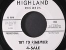 4-SALE: baby please don't tease / try to remember HIGHLAND 7