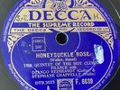DJANGO REINHARDT & GRAPPELLY Honeysuckle Rose / Souvenir Decca UK-1938 10