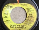 BILLY PRESTON That's Way God Planned 45 M- US 1969 PROMO Harrison Apple P-1808