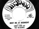 Cindy Lynn & In-Sounds 45 IN-SOUND 402 Meet Me At Midnight PROMO 1967 M- SOUL