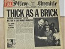 Jethro Tull - Thick As A Brick - Original 1972 Vinyl LP Record with Newspaper