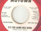 THE FOUR TOPS Its The Same Old Song  Amazing MOTOWN PROMO NORTHERN SOUL USA 45