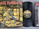 Iron Maiden Piece of Mind 1st UK vinyl press + merch insert + tour program NM