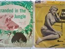 2 X ROCKABILLY 1950'S 7'' 78 RPM JAYNE MANSFIELD on BELL RECORDS PICTURE SLEEVES