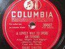 FRANK SINATRA - SIGNED 1944 Columbia 78rpm Record 36687 - TOP EARLY AUTOGRAPH