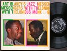 ART BLAKEY Jazz Messengers THELONIOUS MONK LP ATLANTIC 1278 US 1958 DG MONO VG+
