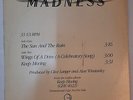 Madness The Sun And The Rain NEW/UNPLAYED* original US PROMO 12