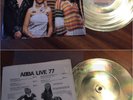 ZA13 ABBA Live 77 Swedish promo only Gold Flexi disc 5tr 1 sided (not tested)