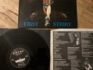 Warrant First Strike Running Wild First Press original vinyl Noise Records Rare