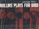 Sonny Rollins - ROLLINS PLAYS FOR BIRD - Analogue Productions LP 180g Mono NM
