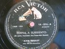 Elvis Presley 78 RPM  / Torna A Surriento (Surrender) / (KA102)