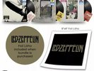 LED ZEPPELIN 3 LP VINYL EXCLUSIVE BUNDLE I IV PRESENCE BACKSTAGE PASSES & LITHO