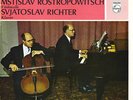 2LP Box BEETHOVEN Cello Sonatas ROSTROPOVICH RICHTER Philips 835182AY Red/Silver