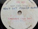 THE WHO Won't get fooled again 1971 Double Sided UK 7
