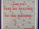 BOB FITTS Healing The Nations LP PRIVATE Xian AOR Rock Modern Soul EX+/NM