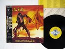 W.A.S.P LAST COMMAND CAPITOL ECS-91134 JAPAN OBI PROMO VINYL LP