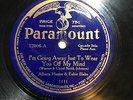 78 rpm Alberta Hunter & Eubie Blake Paramount 12006 in V+