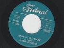 JUMP BLUES R&B ROCKER - H-BOMB FERGUSON - MARY LITTLE MARY - HEAR 1961 FEDERAL