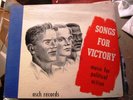 Woody Guthrie Union Boys SONGS FOR VICTORY Music for Political Action ASCH 346