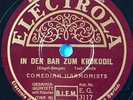 Schellack Rarität 78rpm COMEDIAN HARMONISTS In der Bar zum Krokodil - Lissabon