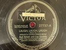 VICTOR 27737 Bud Abbott and Lou Costello 78rpm Laugh, Laugh, Laugh Parts 1 & 2