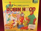 WALT DISNEY Robin Hood 1973 UK Vinyl LP + BOOKLET Disneyland soundtrack film