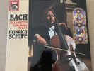 Bach Six Cello Suites Complete Vintage Vinyl Record BOX SET Emi Heinrich Schiff