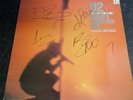 U2. Under A Blood Red Sky Album Cover. Signed By All Four Members 1983.